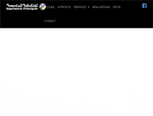 Tablet Screenshot of imprimerieprincipale.com